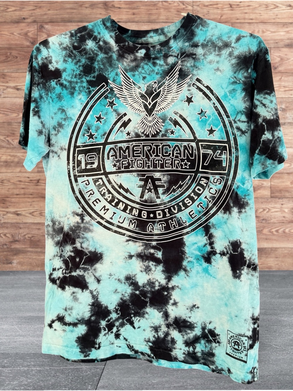 Affliction American Fighter Athletic Tye Dye Men’s Tee Shirt Size Medium